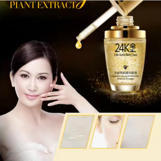 BIOAQUA 24K Gold Firming Serum – Pore Minimizing, Anti-Aging & Antioxidant Face Serum