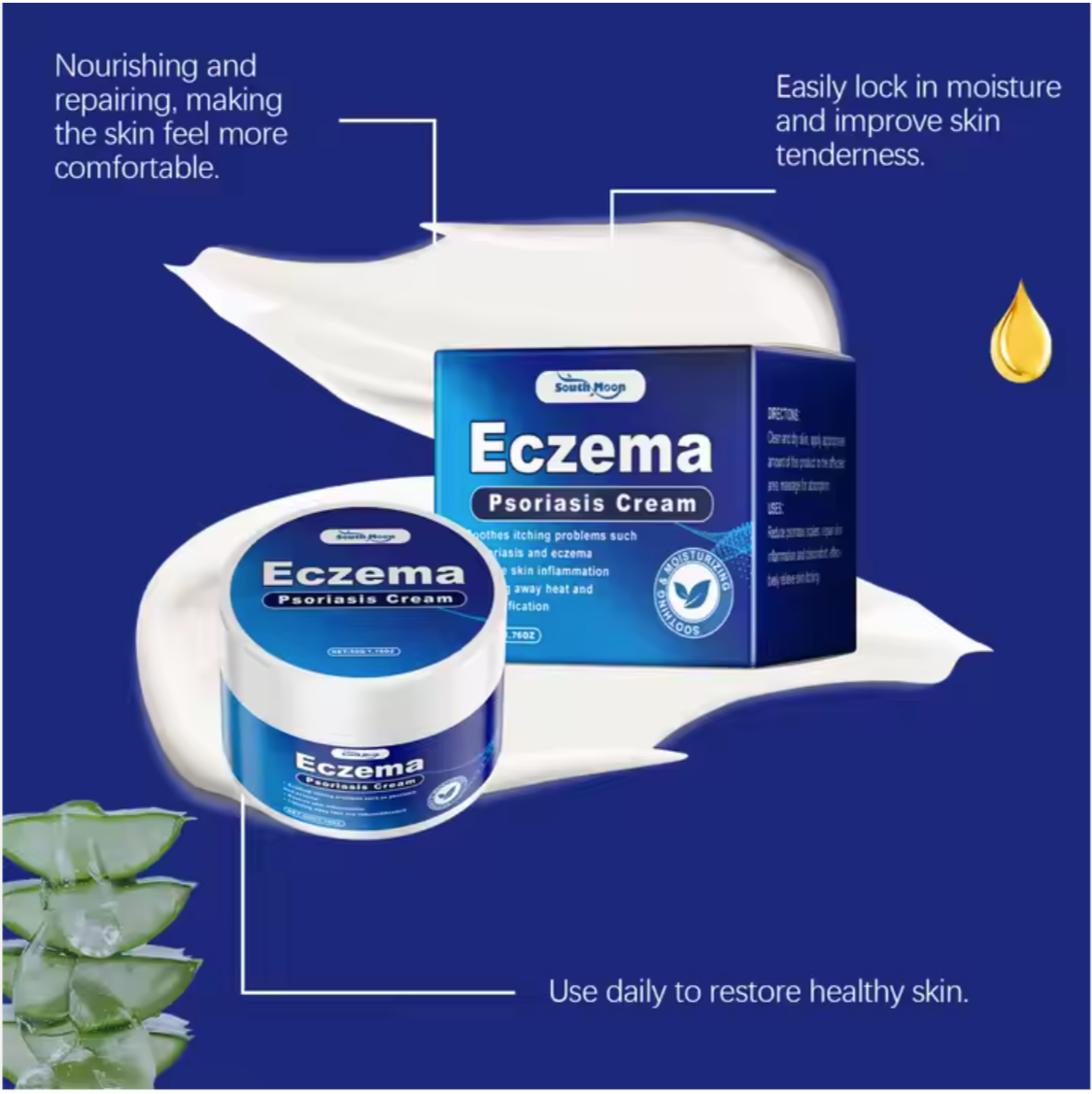 Suzin Atcon Eczema & Psoriasis Relief Cream – Soothing & Repairing Treatment