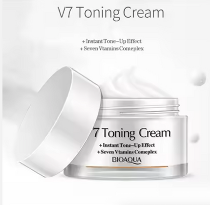 BIOAQUA V7 Crystal Clear Whitening & Deep Hydration Face Cream - Natural Radiance