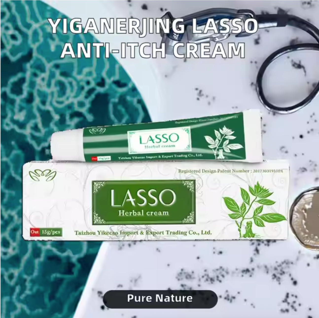 Lasso Herbal Rash Relief Cream – Fast-Acting, Antibacterial & Skin Barrier Support (Buy 3, Get 1 Free!)