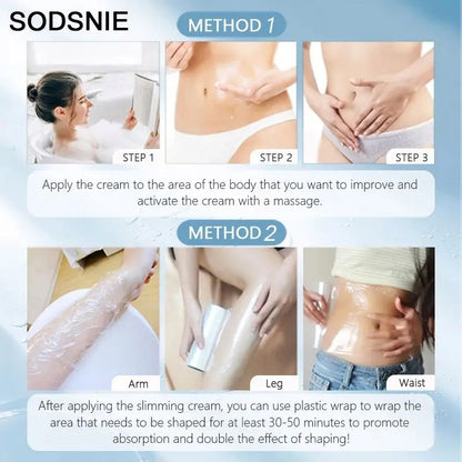 SODSNIE Fat Burning & Firming Cream  – Cellulite Reduction & Body Shaping with Niacinamide