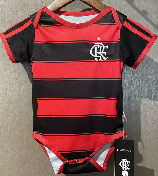 2025-26 Flamengo Home Baby Player Soccer Jersey Suit - Flamengo Baby Kit