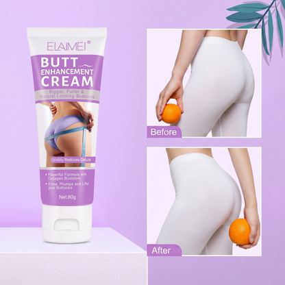 Elaimei Premium Butt Enhancement Cream - Advanced Collagen Booster, Lower Body Plumping & Ultimate Hip Firming Treatment (80g)