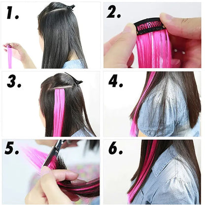 Hair Extensions - 20 Inch Party Highlights Clip