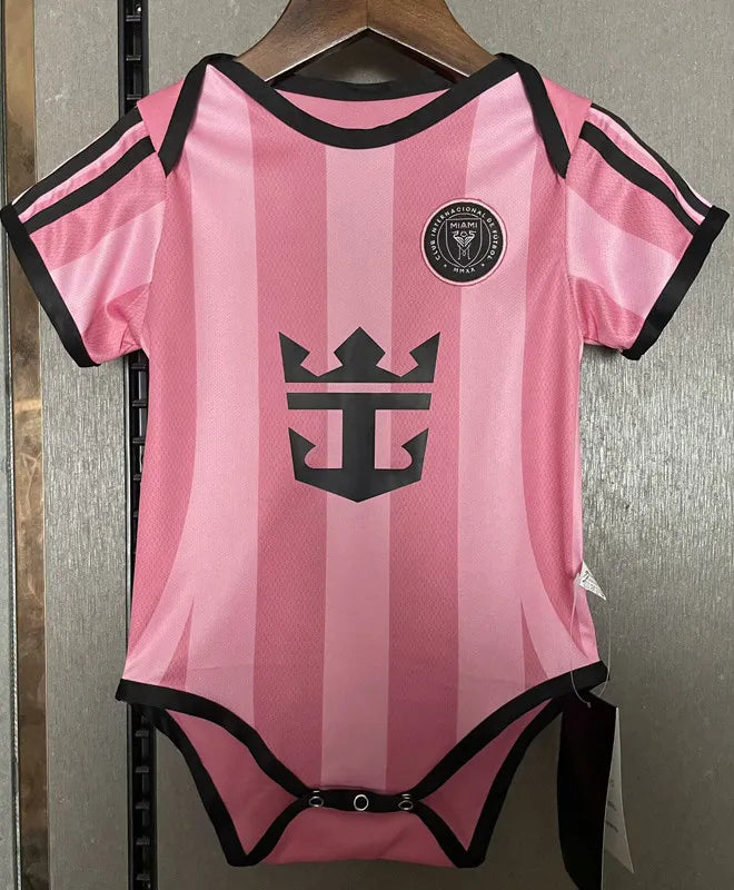 2025-26 Inter Miami Home Baby Player Soccer Jersey Suit - Inter Miami Baby Kit