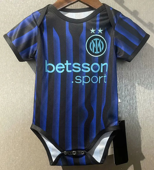 2025-26 Inter Home Baby Player Soccer Jersey Suit - Inter Baby Kit
