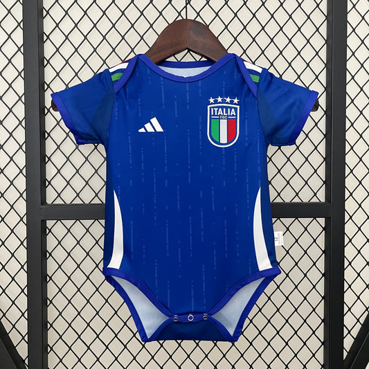 2025-26 Italy Home Baby Player Soccer Jersey Suit - Italy Baby Kit