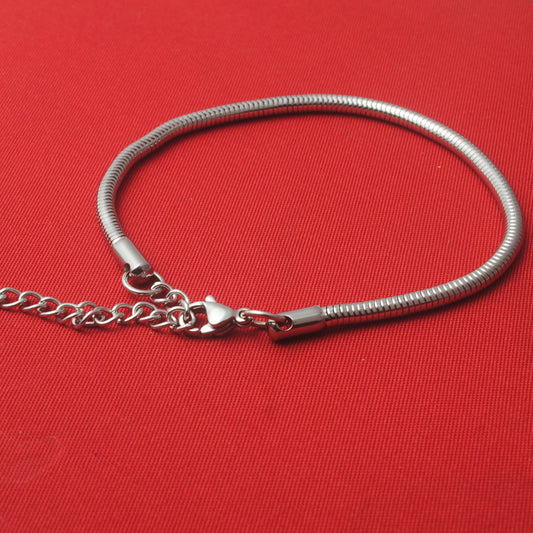 Stainless Steel Soft Snake Bone Chain Pandora Bracelet