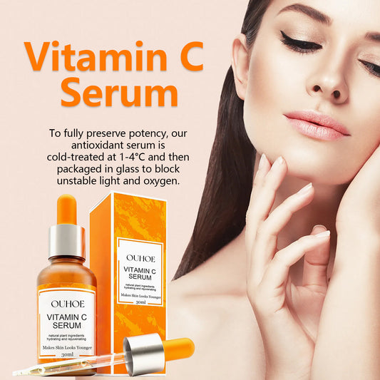 OUHOE Retinol & Vitamin C Serum – Anti-Aging, Wrinkle Reduction & Skin Firming Facial Serum (30ml)