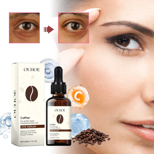 OUHOE Caffeine Eye Serum: Advanced Anti-Wrinkle, Dark Circle & Puffiness Corrector (30ml)