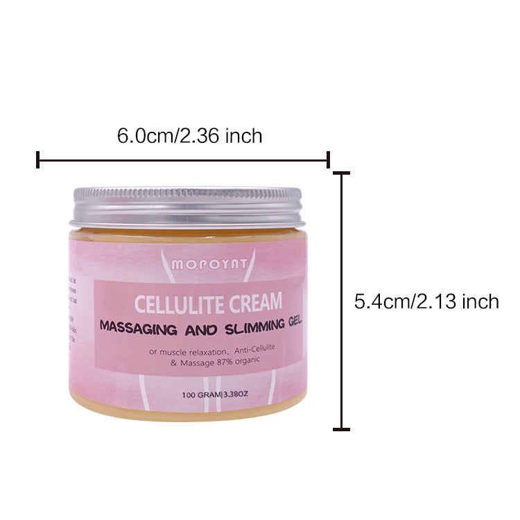 MOPOYAT Turmeric Oil Slimming & Cellulite Reduction Cream (100g) – Firms Skin & Boosts Fat Burning