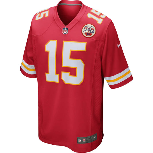 Youth And Adult Kansas City Chiefs Patrick Mahomes #15 Red NFL Jersey