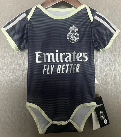 2025-26 Real Madrid Home Baby Player Soccer Jersey Suit - Real Madrid Baby Kit