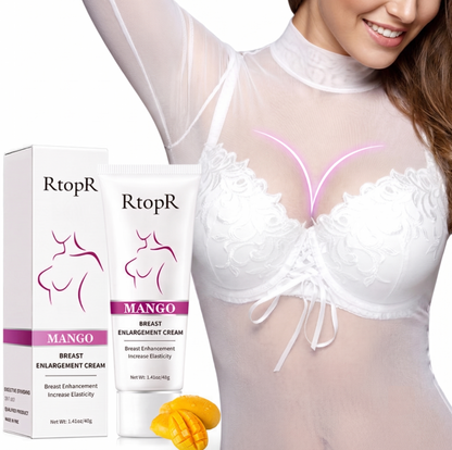 RtopR Mango Oil Premium Breast Nourishing Cream - Natural Botanical Bust Enhancing, Firming & Elasticity Boosting Care (40g)