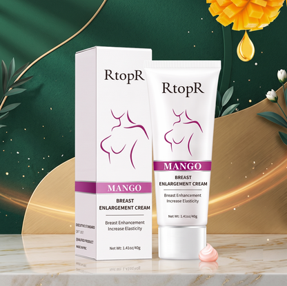 RtopR Mango Oil Premium Breast Nourishing Cream - Natural Botanical Bust Enhancing, Firming & Elasticity Boosting Care (40g)