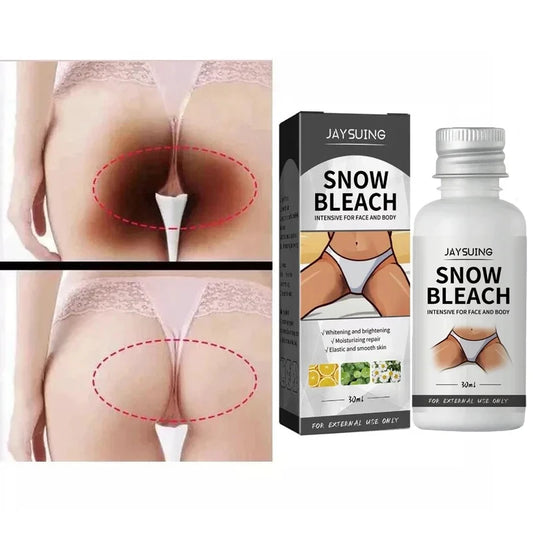 JAYSUING Face, Body and Intimate Area Whitening Snow Bleach Cream Fast Bleaching Brighten Inner Thigh Cream Bleach for Intimate Area