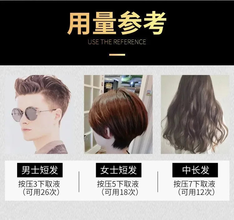 MEIDU 500ml One black hair dye shampoo white to black Dyeing and fixing hair color plant bubble hair dye cream Self dyeing at home
