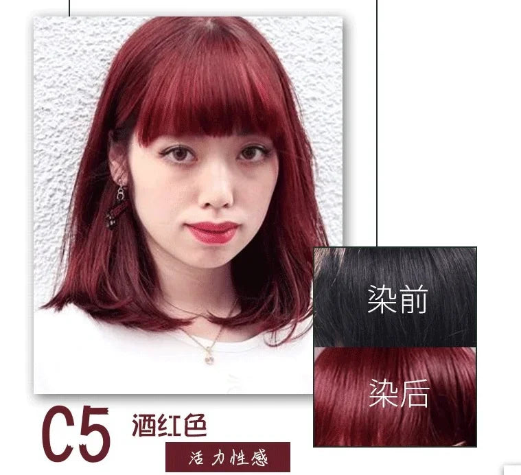 MEIDU 500ml One black hair dye shampoo white to black Dyeing and fixing hair color plant bubble hair dye cream Self dyeing at home
