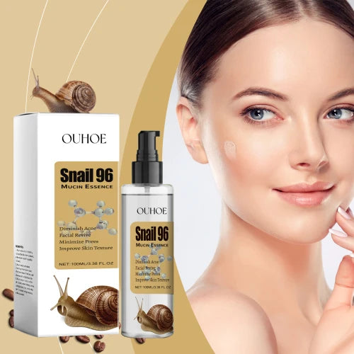 OUHOE Snail 96 Mucin Essence – Acne & Scar Repair, Pore Refining Serum