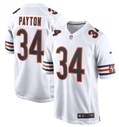 NFL Chicago Bears Williams, Odunze, Payton, Moore, Fields  and Customize Name/Number Jerseys - Quality Fabric Jersey