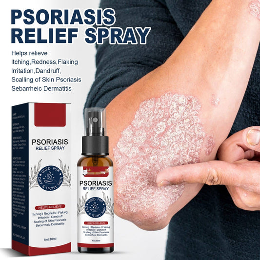 KENANLAN Psoriasis Relief Spray, Anti-Rash & Redness Herbal Support