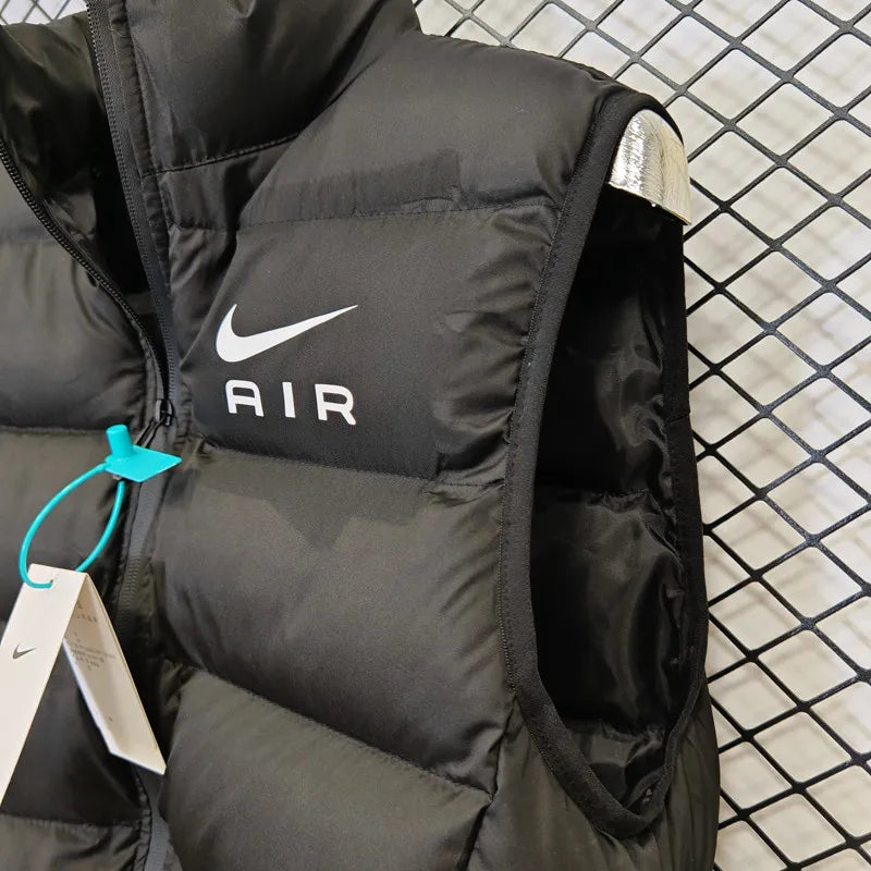 Nike Air Black Cotton Jacket Vest (Waistcoat)