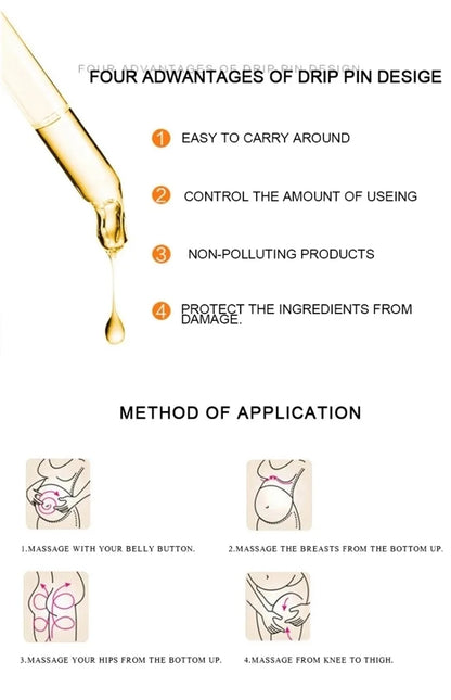 AICHUN BEAUTY Snail Belly Massage Oil (30ml) – Postpartum Skin Toning & Stretch Mark Appearance