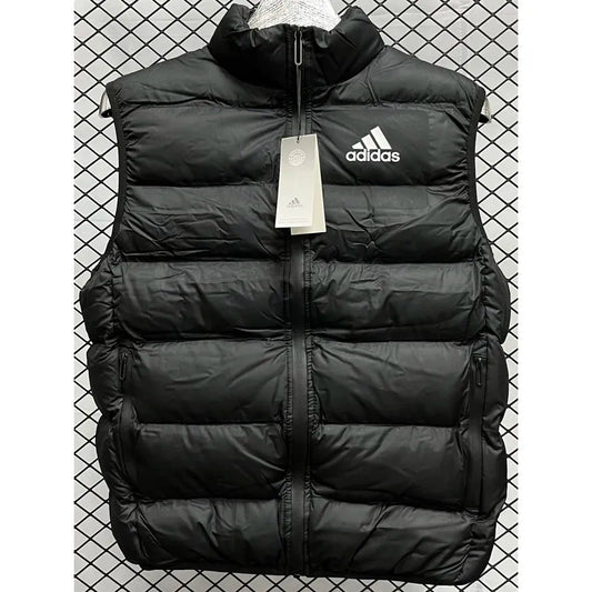 Adidas Black Cotton Jacket Vest (Waistcoat)