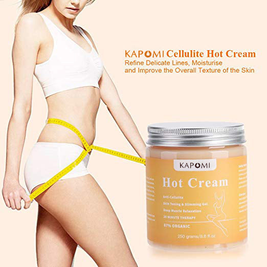 Hot Anti-Cellulite & Slimming Cream (250g) – Fat Burning & Skin Firming Lotion for All Body Types