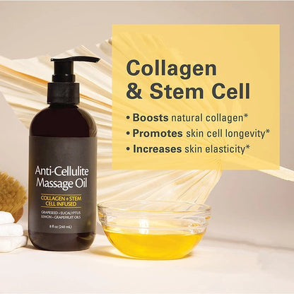 Anti-Cellulite Body Massage Oil – Professional Treatment for All Skin Types (240ml)