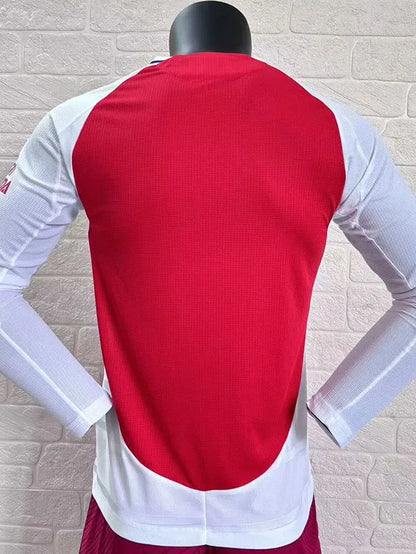 ARSENAL Home Long Sleeve Player Version Soccer Jersey