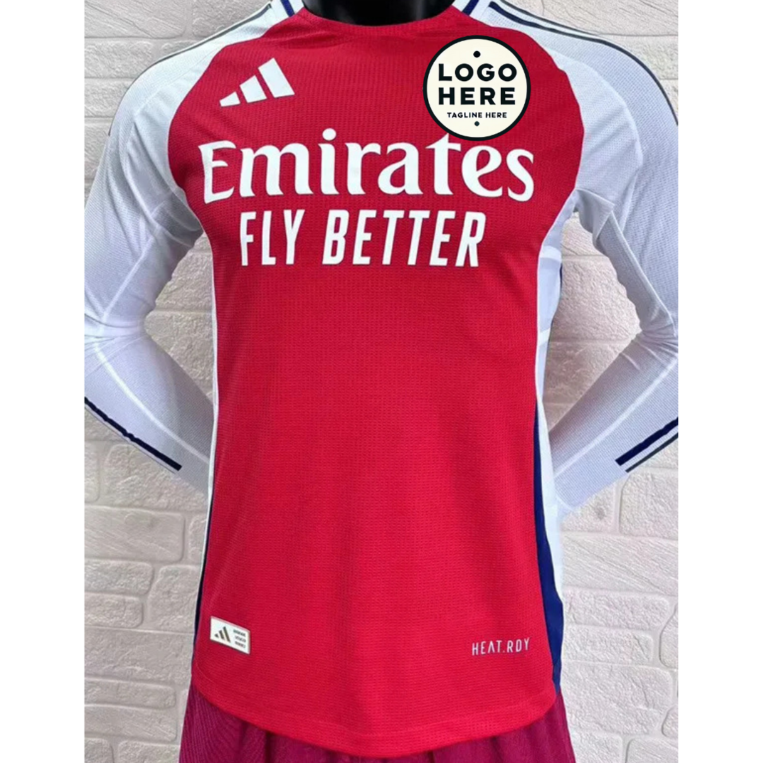 ARSENAL Home Long Sleeve Player Version Soccer Jersey