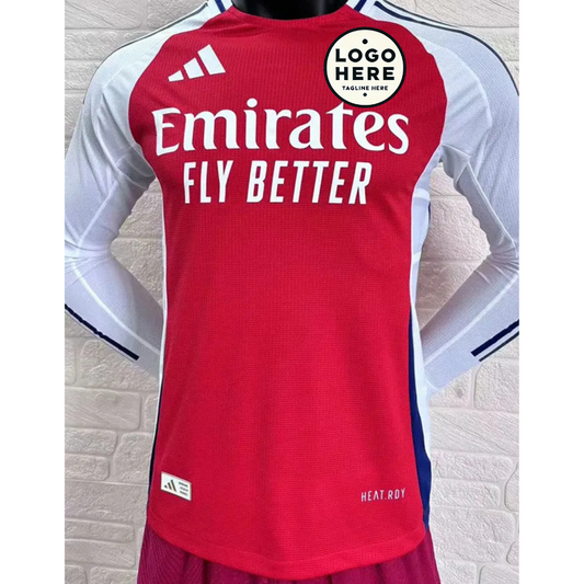 ARSENAL Home Long Sleeve Player Version Soccer Jersey