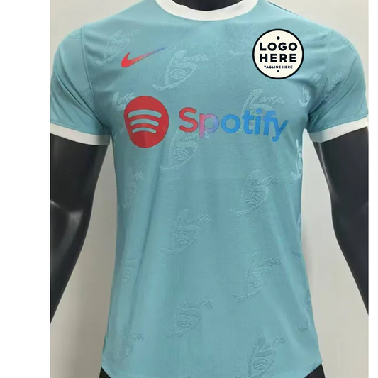 BARCELONA Sky Blue Casual Style Player Version Training Jersey