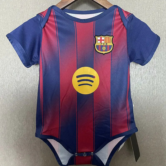 2025-26 Barcelona Home Baby Player Soccer Jersey Suit - Barcelona Baby Kit