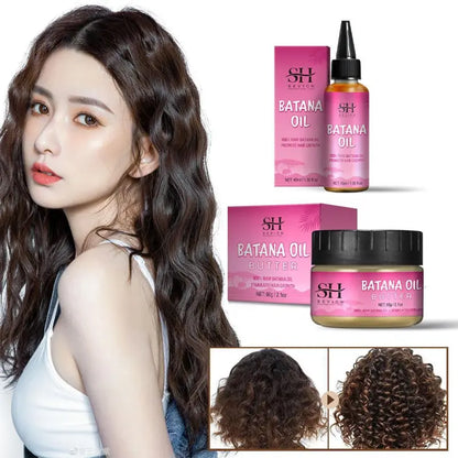 Anti-hair Loss Essential Oil Solid Butter - Batana oil, Batana Shampoo, Batana Sprey, Batana Hair Mask