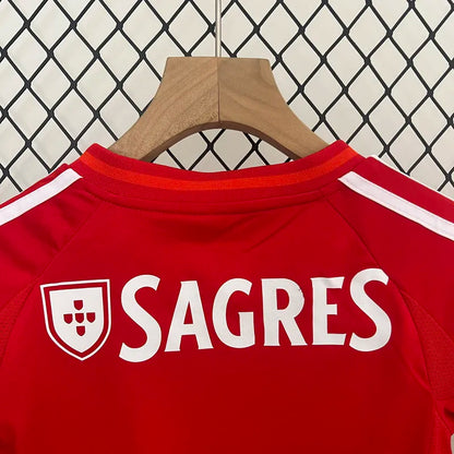 2025 Benfica Home Kids Soccer Jersey