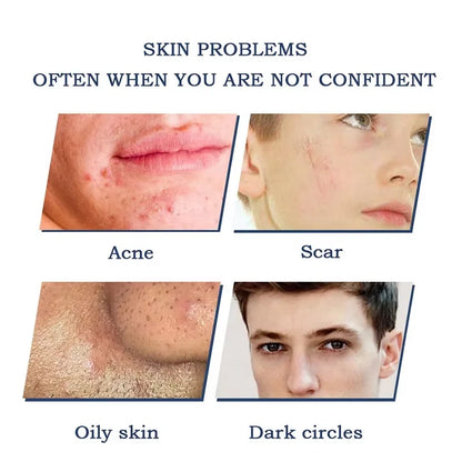 Men's Revitalizing BB Cream & Concealer – Water-Based, Lightweight Foundation for Tone Correction (30g)