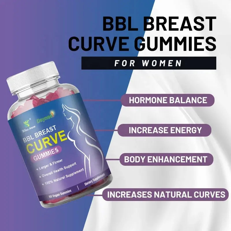 Daynee Weight Gain Creatine Monohydrate Gummies - Creatine Monohydrate Chewable Tablets for Shaping, Lifting, Plumping, and Firming the Breasts and Buttocks
