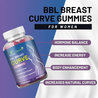 Daynee Weight Gain Creatine Monohydrate Gummies - Creatine Monohydrate Chewable Tablets for Shaping, Lifting, Plumping, and Firming the Breasts and Buttocks