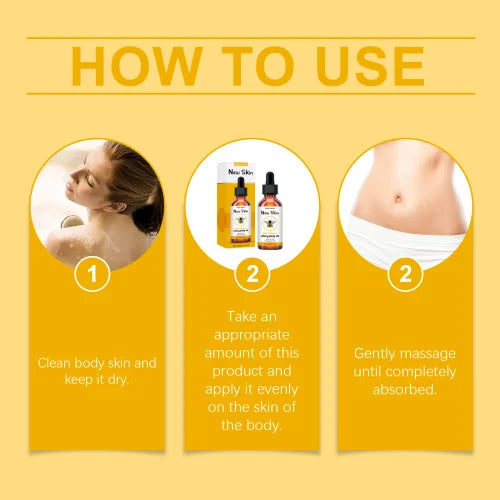 Bee Venom Firming Body Oil – Daily Nourishing Massage Oil with Vitamin C & E for Radiant, Elastic Skin