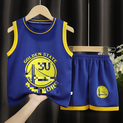 Two-Piece, Jersey and Shorts Kids' Basketball Uniform Set