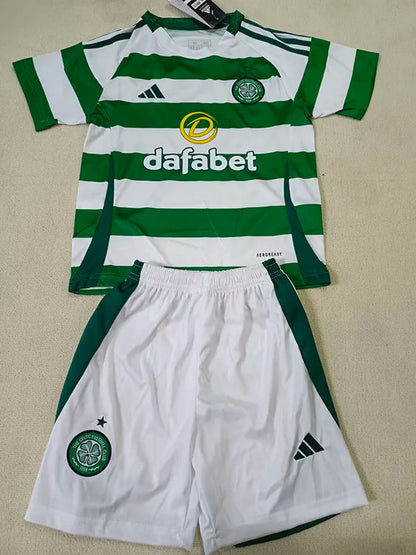 2025 Celtic Home Kids Soccer Jersey