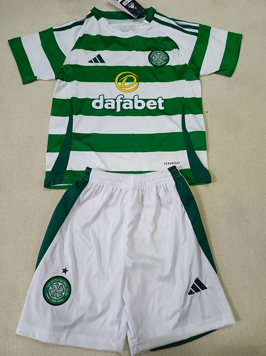 2025 Celtic Home Kids Soccer Jersey
