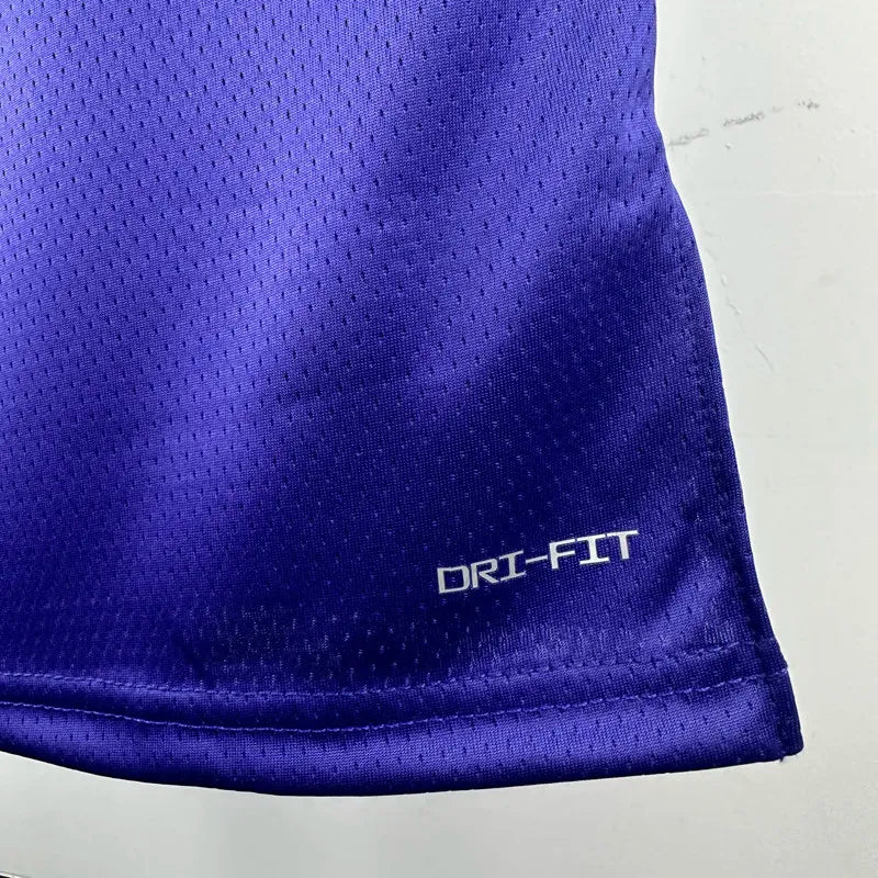 LAKERS JAMES #6 Royal blue City Edition Top Quality Hot Pressing NBA Jersey