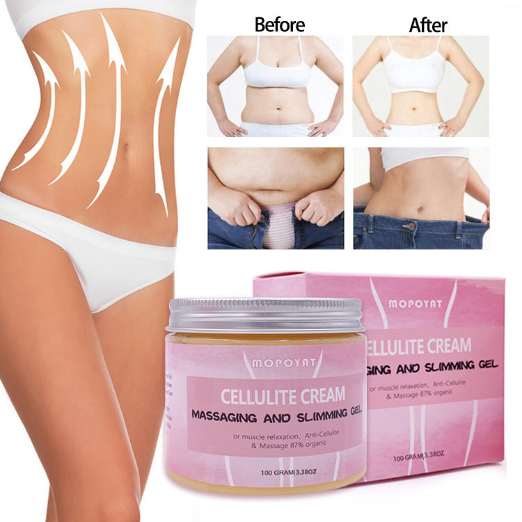 MOPOYAT Turmeric Oil Slimming & Cellulite Reduction Cream (100g) – Firms Skin & Boosts Fat Burning