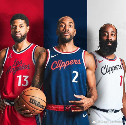 Clippers WESTBROOK #0 White NBA Jerseys