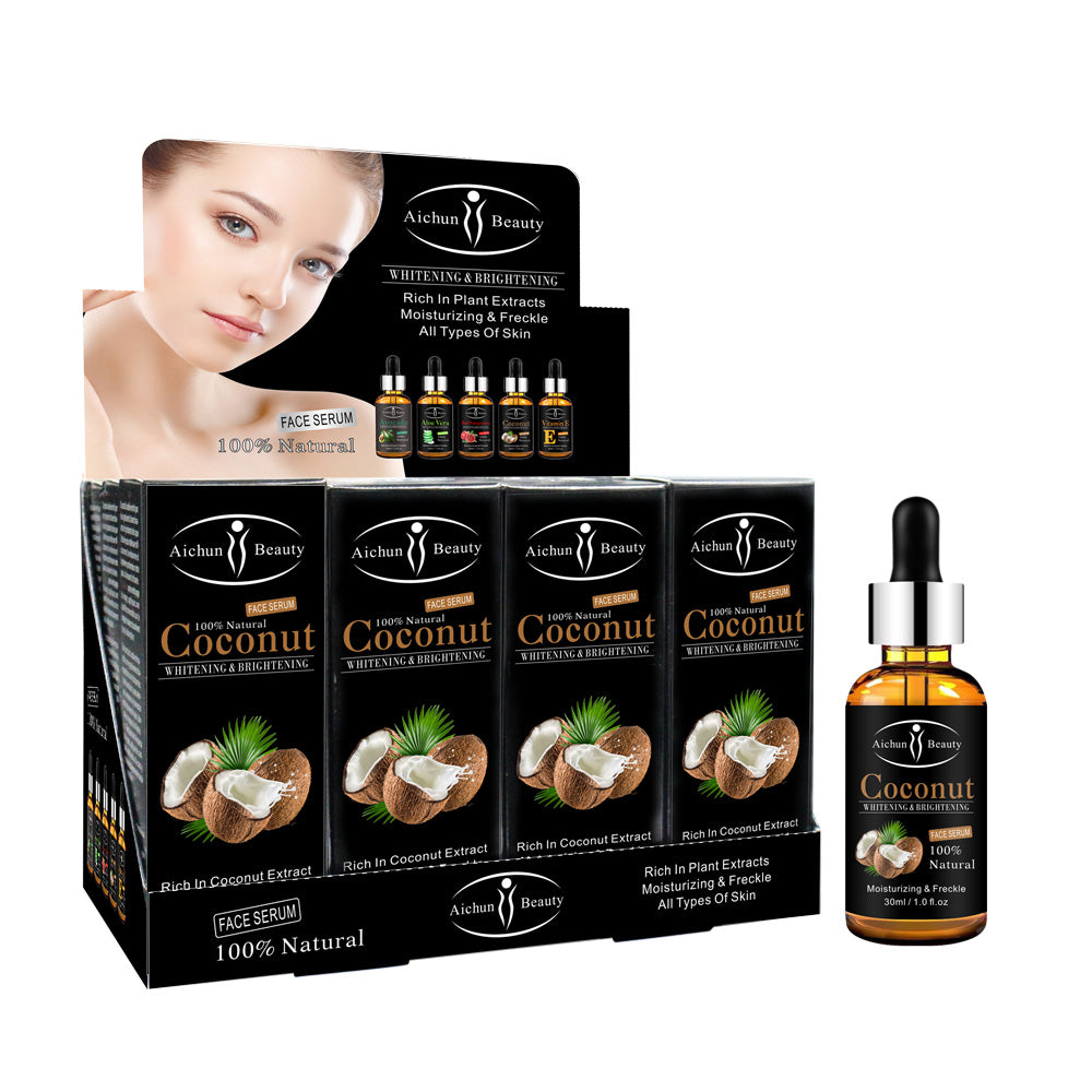 AICHUN BEAUTY Coconut Face Whitening Serum – Brightening, Moisturizing & Dark Spot Reduction (30ml)