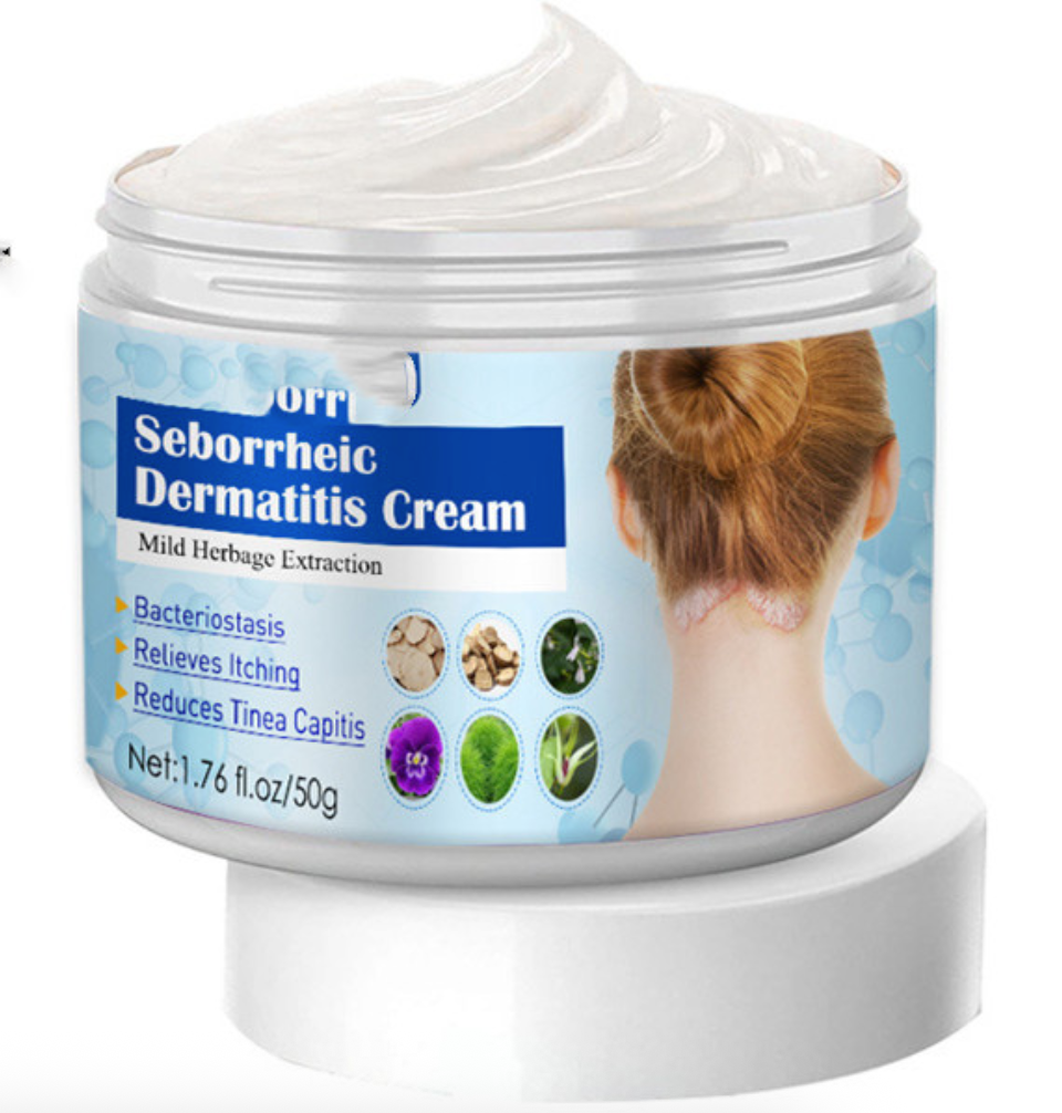 Crema para la dermatitis seborreica, el acné en la cabeza, la caída del cabello y el alivio de la picazón