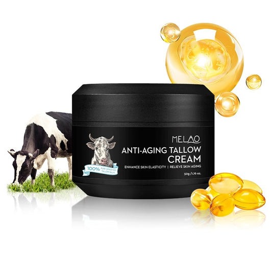 MELAO Men's Anti-Aging Tallow Cream: Firming, Moisturizing & Fine Line Reduction for All Skin Types